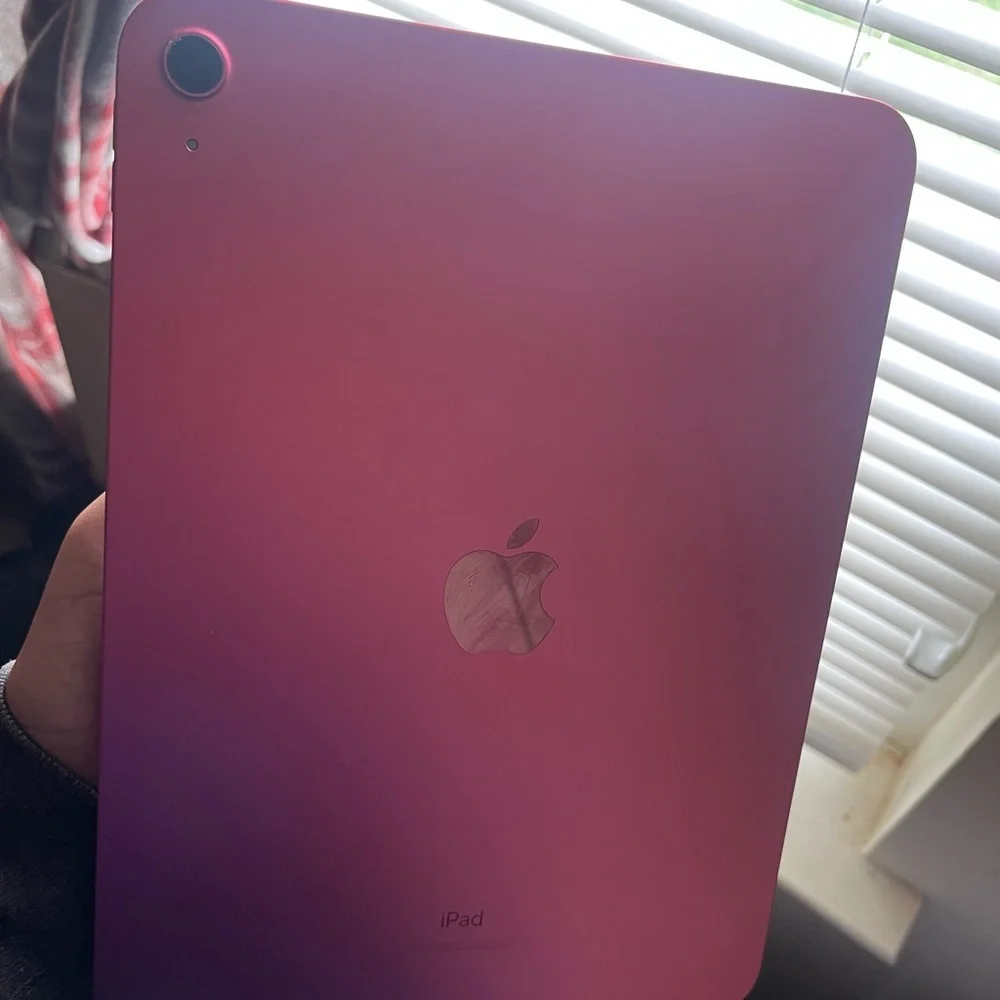 Apple Pink Tablet Vibrant Display Sleek Design